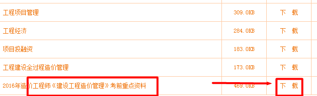 【定制班专享】2016年造价工程师定制班考前重点资料已开通