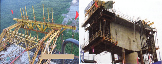 二级建造师考试知识点：悬臂浇筑施工法
