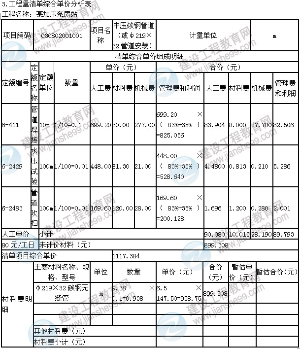 2013年造价工程师《案例分析》试题及答案解析第6题管道和设备工程